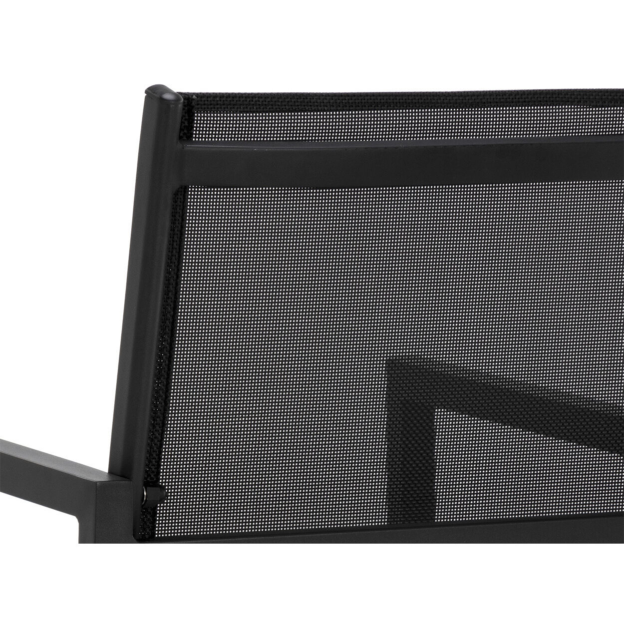 Merano Black Outdoor Dining Armchair, Set Of 2